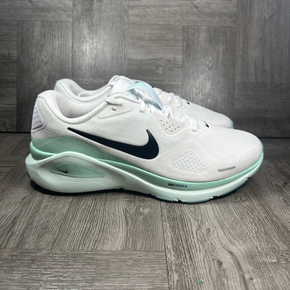Nike Womens Running Shoes 11 Extra Wide Structure 26 White Mint NEW HQ2589-100